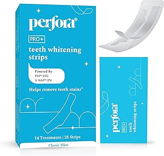 Teeth Whitening Strips - Pack of 14 Treatments (28 Strips) – Whitens Teeth in 1 Use | Sensitivity-Free, Enamel-Safe Oral Care | PAP & Hydroxyapatite for Stain Removal | Fast & Effective Teeth Whitening Products