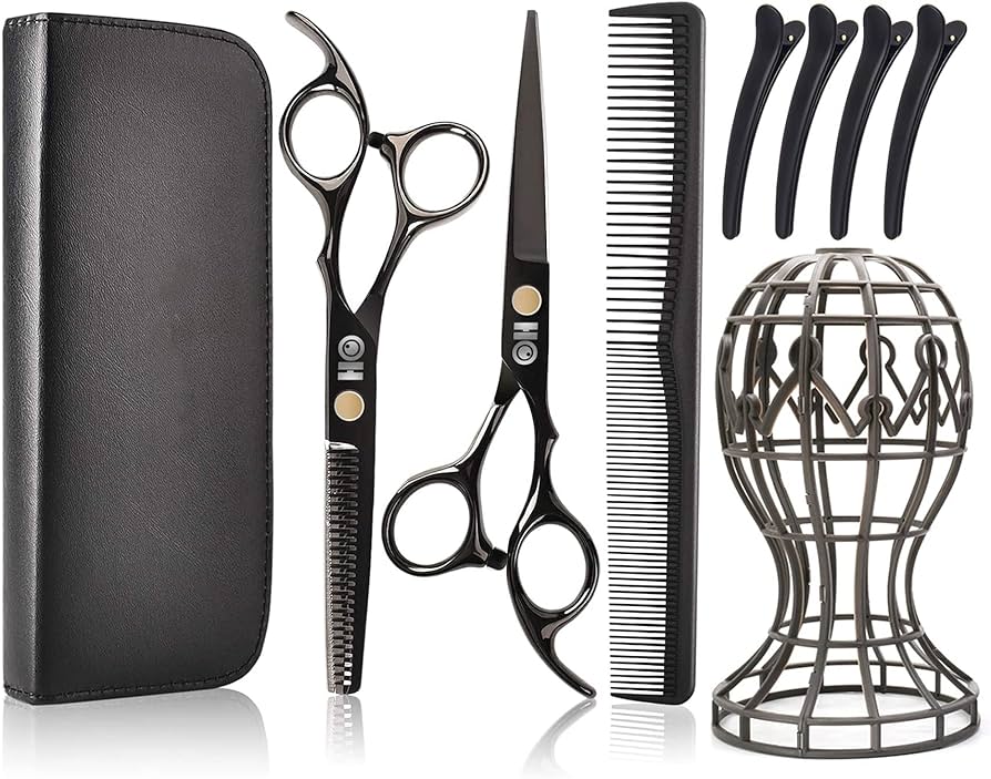 Amazon.co.jp: HOLOUN ウイッグ はさみ トリミングウィッグセット 散髪