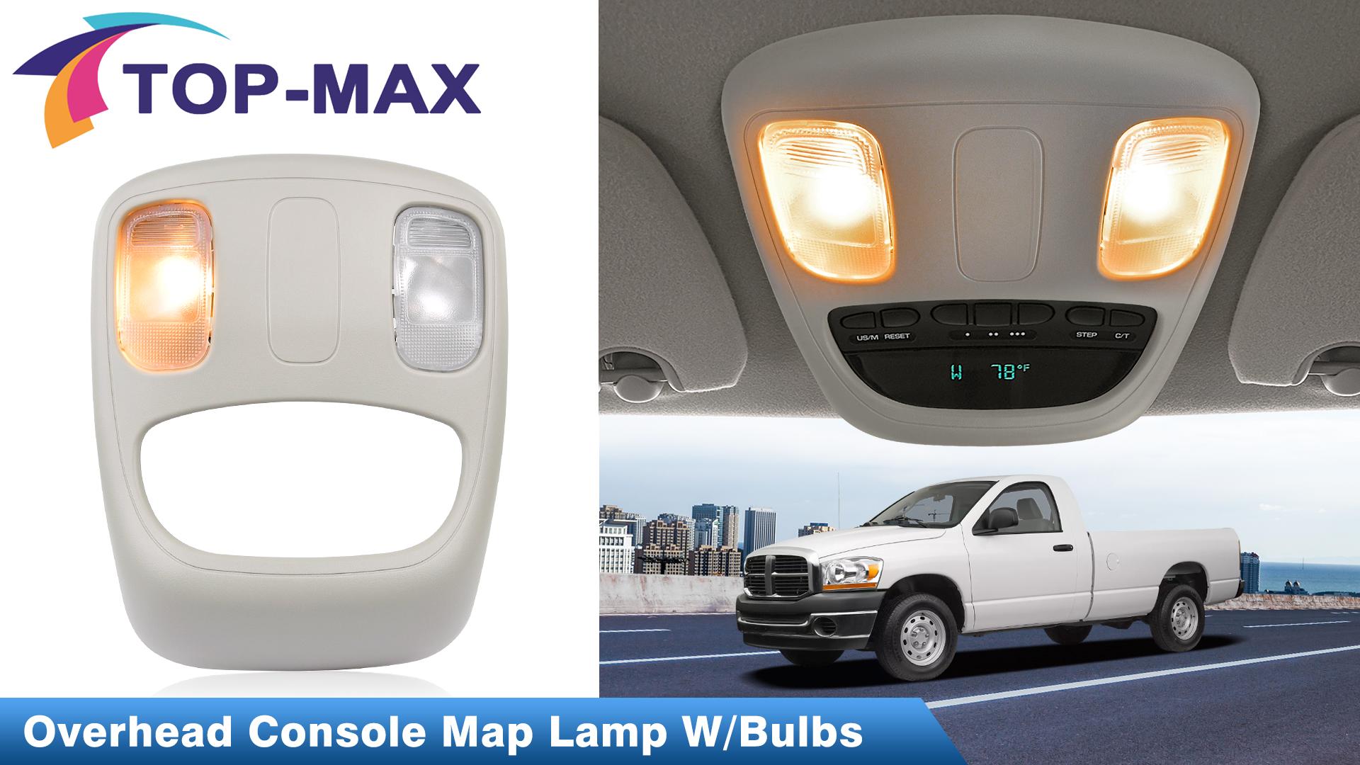 Car Overhead Console Dome Light Lamp Lens Auto Accessories Clear For Dodge Ram 1500 2500 3500 4500 5500 #5183270AA #5183271AA - View #8