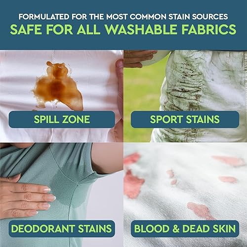 Miniatura 8 de Puracy Spray removedor de manchas, limpiador natural de manchas de viaje y lavandería para ropa, manchas de bebés y niños, limpiador de manchas de