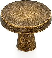 Vista 16 de Ravinte Paquete de 50 pomos de gabinete de cocina de 1-1/4 pulgadas, pomos redondos sólidos para cajones de aparador, pomos de tocador negro mate