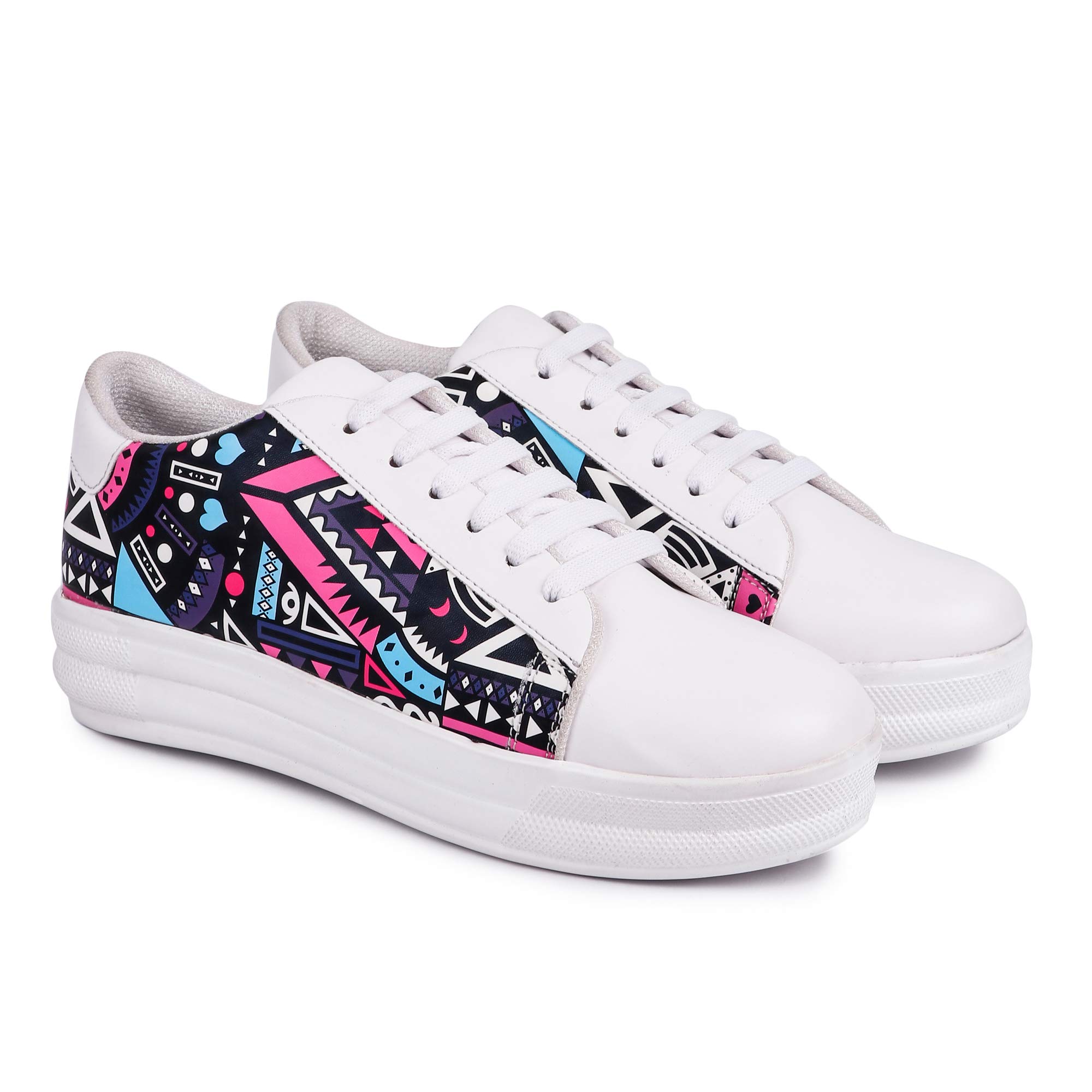 Longwalk Women Casual Sneakers Shoes (7, Blue) (B07M6K8J3Y) Amazon Price History, Amazon Price Tracker