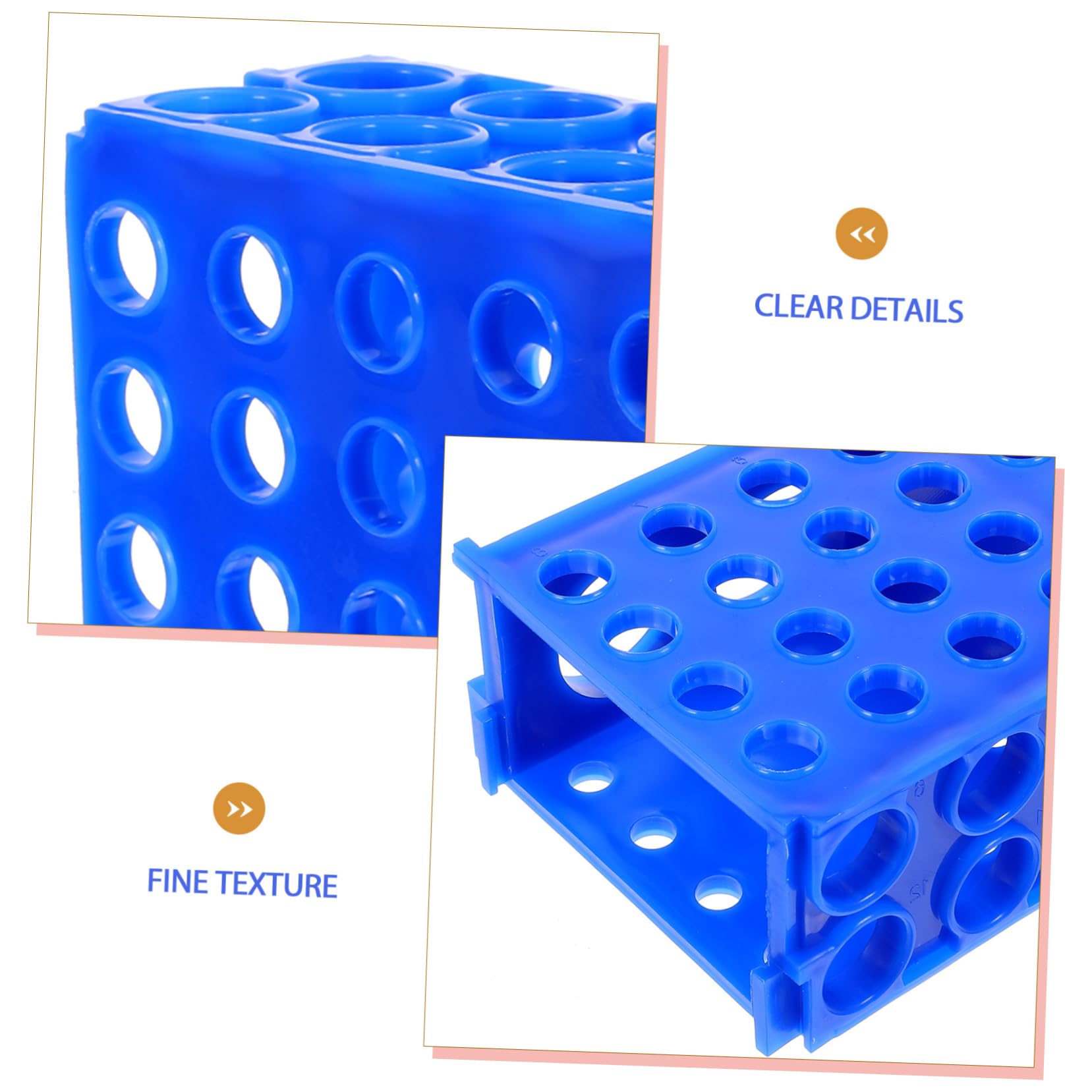 iplusmile 5stücke Testtubenhalter Aus Multifunktionales Reagenzglasgestell Für Labor Stabiler Organizer Für Zentrifugenröhrchen Leicht Zu Reinigen Warten Für Chemie Und Biologie