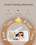Arenti Screen2, Parent Unit for Arenti B2 Camera, Replacement Unit, 5-Inch Wireless Baby Monitor Display, No Night Light Control