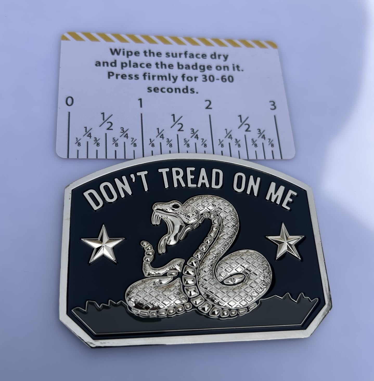 Toppa Con Bandiera Di Gadsden: Serpente A Sonagli Ricamato - Foto 2