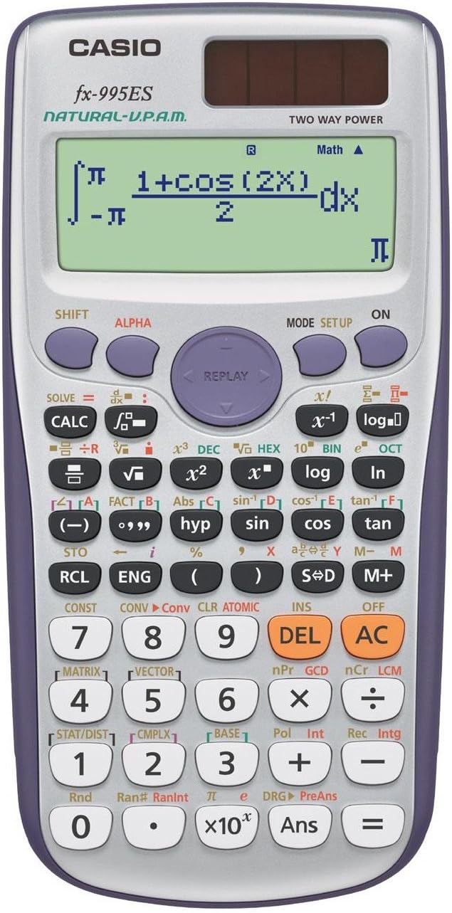 Casio Scientific Calculator Math Natural Display 572 Function 10 digit 