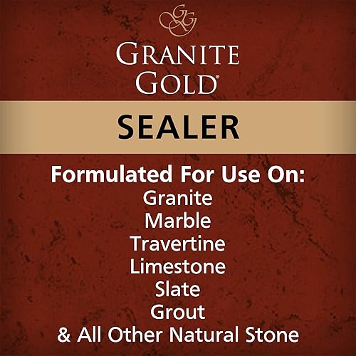 Miniatura 7 de Granite Gold Water-Based Sealer Spray Protection for Granite, Marble, Travertine, Natural Stone Countertops, 24 Fluid Ounces, 1-Pack