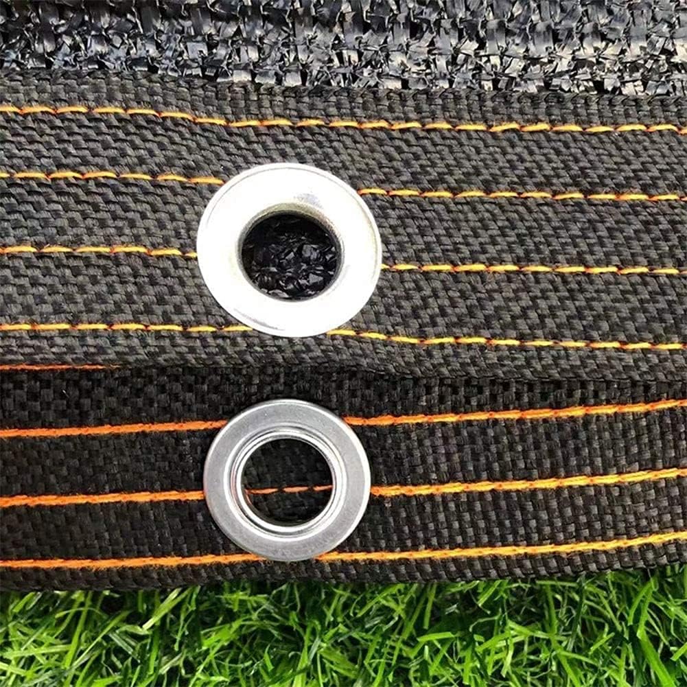 Shade Cloth Sunblock Shade Mesh 95% Sunblock Shade Cloth with Grommets UV Resistant Shade Sunblock Net Black Shade for Greenhouse, Parking, Garden Yard or Kennel Shade Net LSDRALOBBEB 210