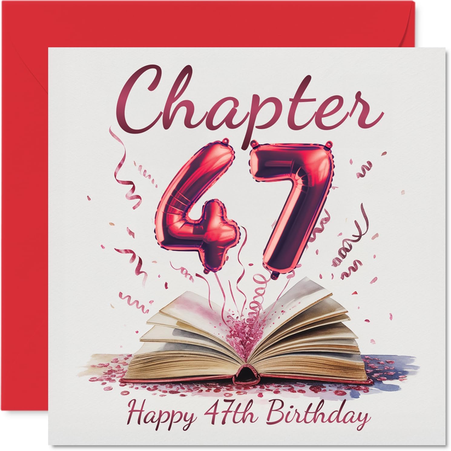 Stuff4 47th Birthday Cards for Women and Men, Start of Another Chapter