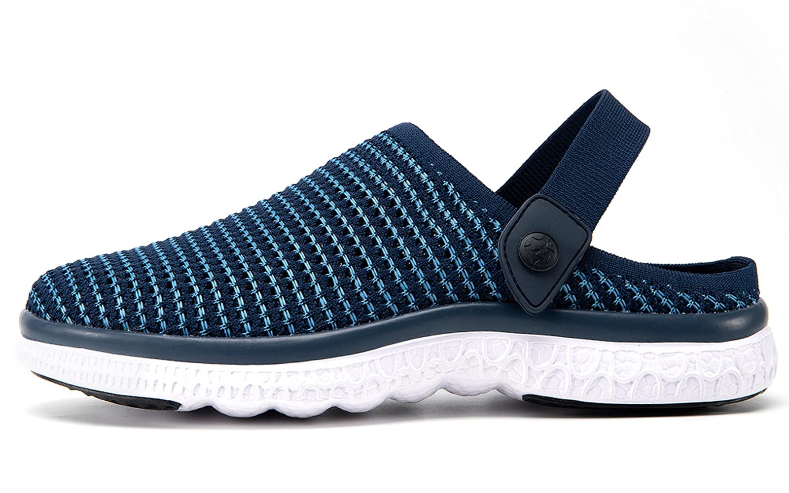 Zoccoli Sabot Uomo Donna Spiaggia Giardino Pantofole Maglia Traspirante Clogs Scarpe da Mare Estate Sandali Antiscivolo Piatto Ciabatte