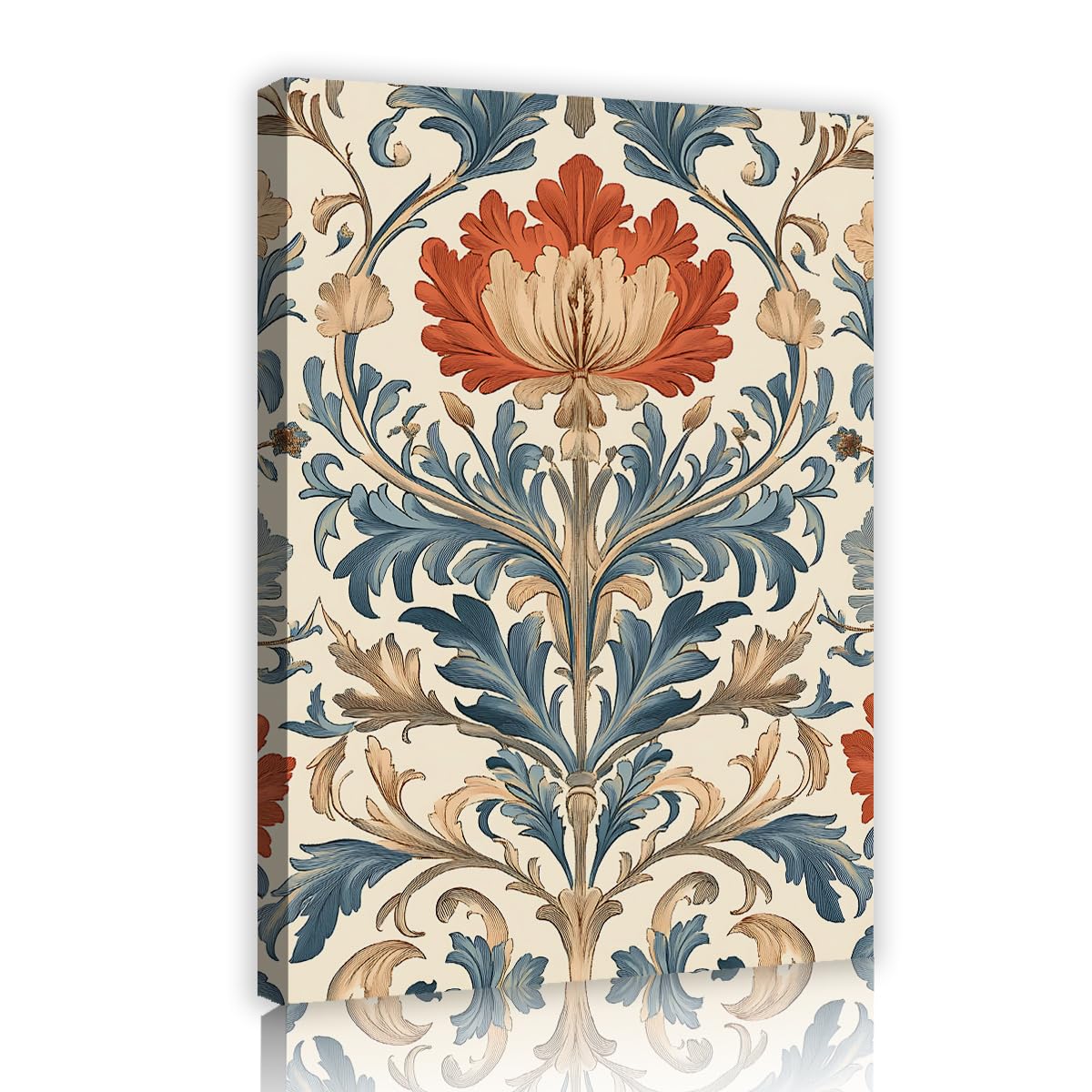 Impression toile botanique classique art mural elegant 30x45cm