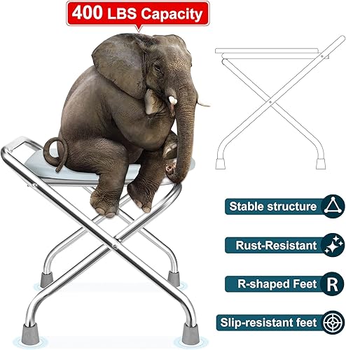 Miniatura 2 de BLIKA 40 bolsas de repuesto para inodoro portátil y capacidad de peso de 400 libras