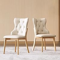 Vista 10 de Upholstered Dining Chairs Set, Modern Kitchen Dining Chairs Backrest Reading Office Desk Chair, for Living Room & Bedroom, Living Room, Home