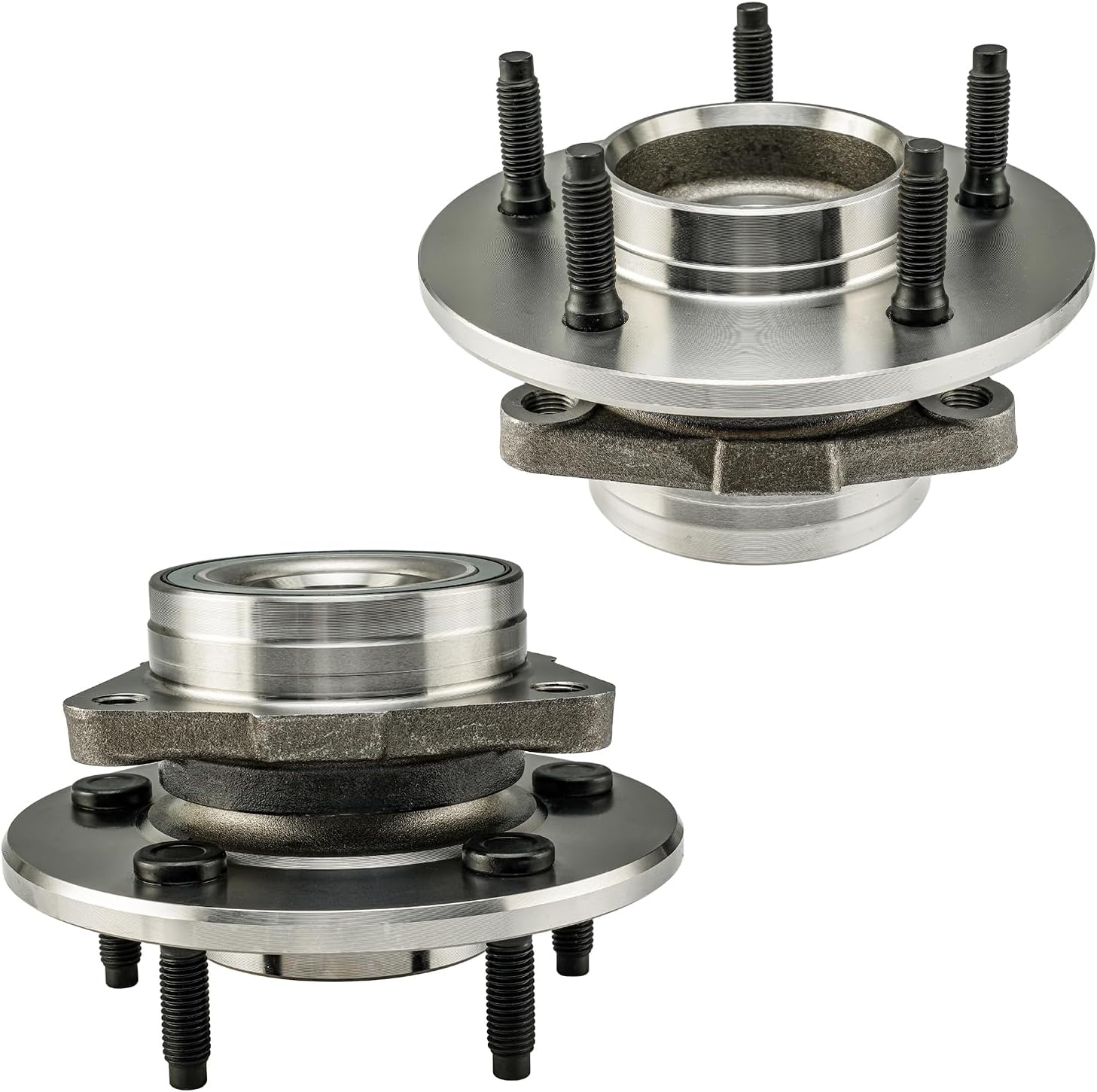 KAX 515017 2PCS Front Wheel Hub Bearing Compatible with Ford F-150 1997-2000,5 Lugs Wheel Bearing and Hub Assembly