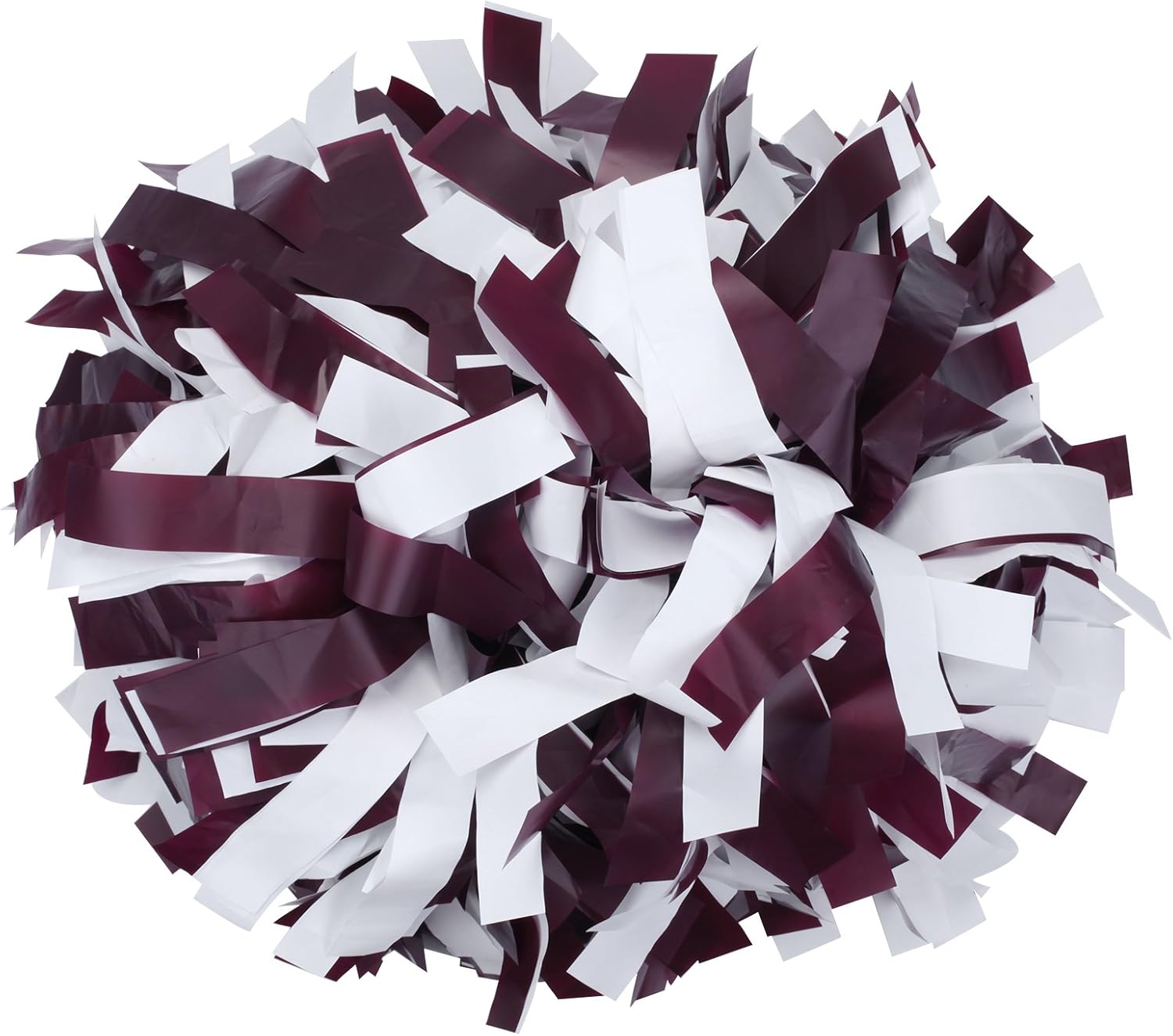 ICObuty Plastic Cheerleading Pom pom 6 inch 1 Pair (White) : Sports & Outdoors