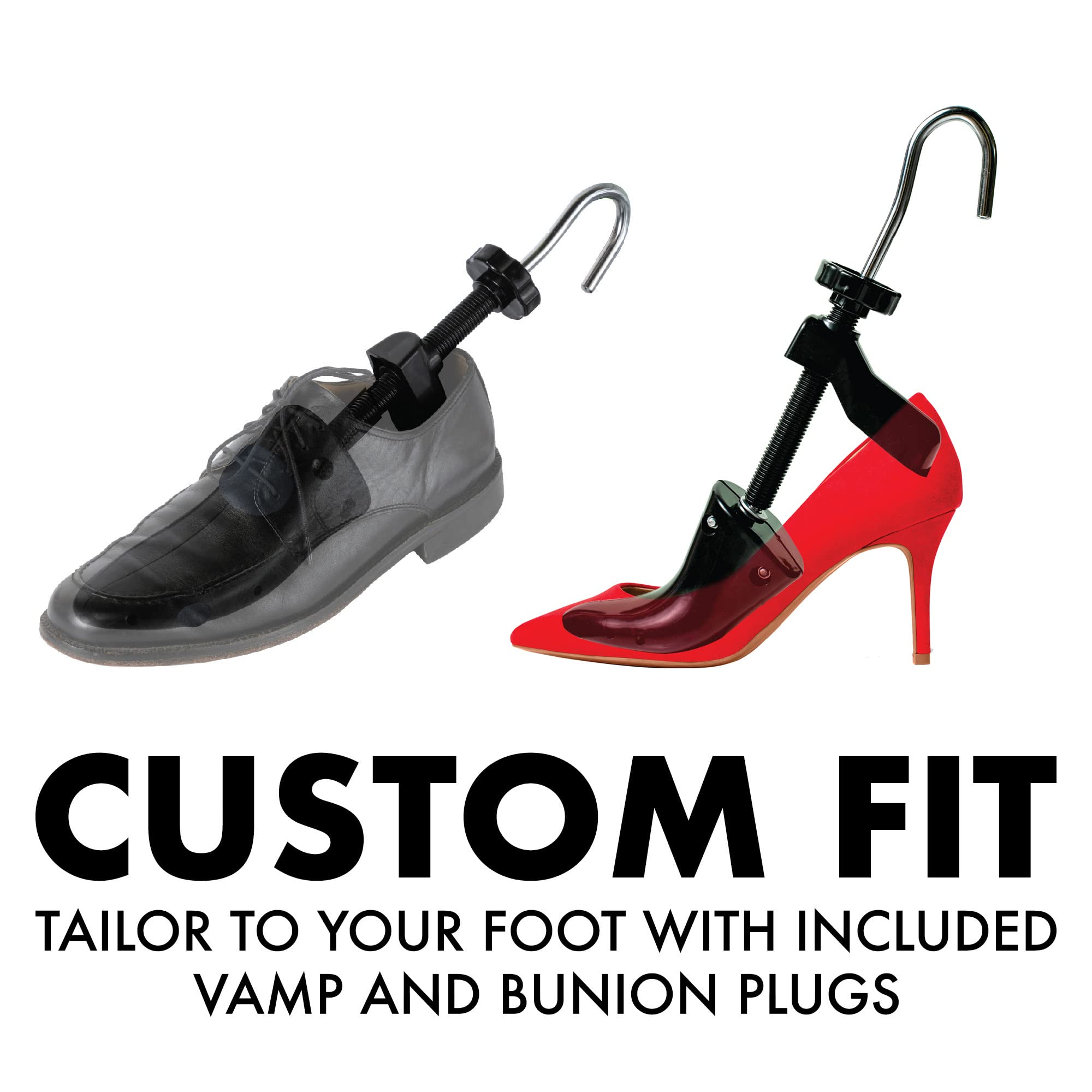 FOOTMATTERS Premium Shoe Stretcher - Shoe Widener & Expander for Women & Men with Tight Shoes - for US Women 9.5-13.5 and US Men 6-9
