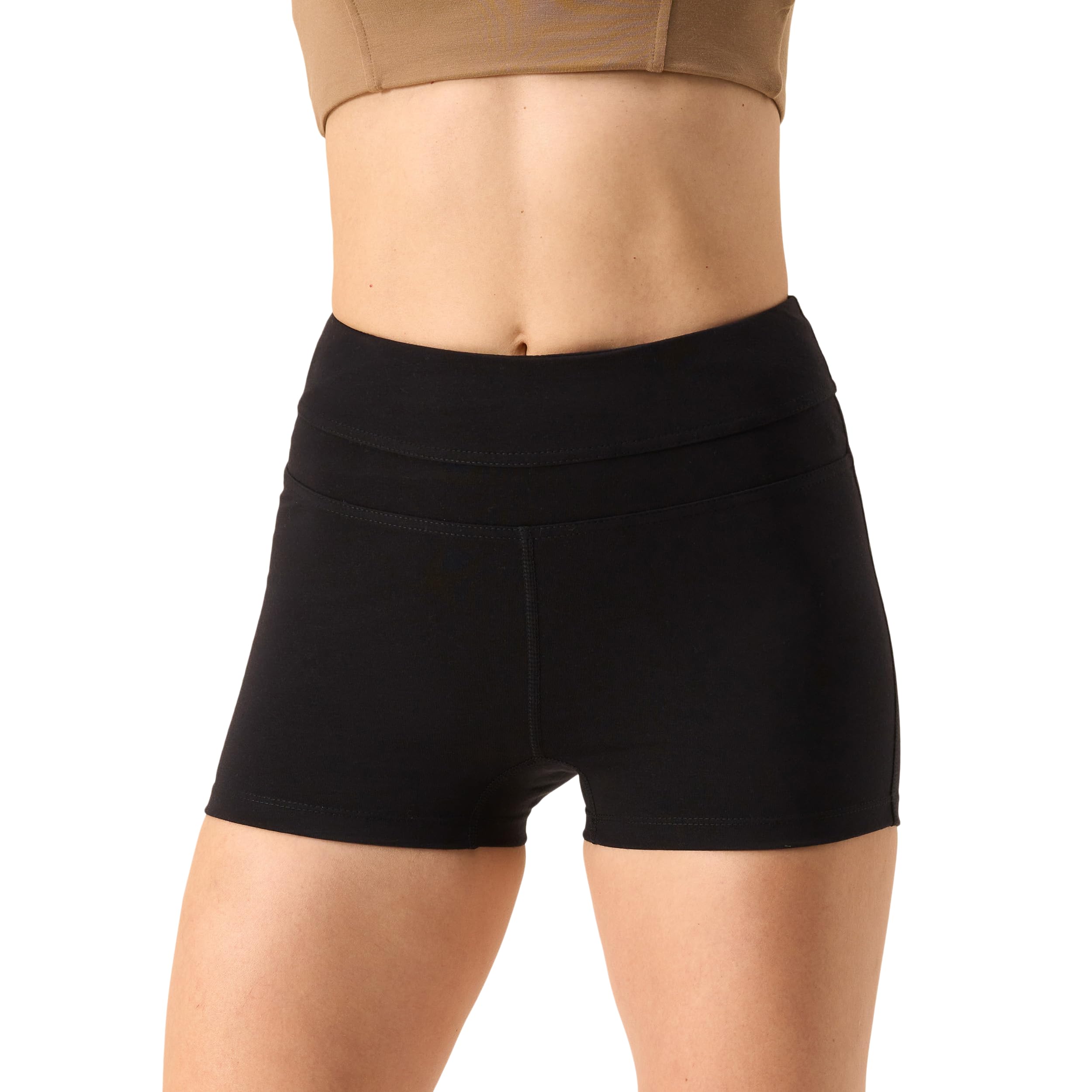 Woolly Women's 95% Merino Wool Active Shorts for Yoga, Running & Everyday | Naturally Odo…