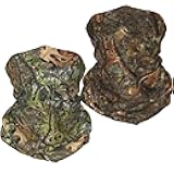 Valvphora 2 Pack Forest Camo Neck Gaiter Face Mask, Deer Hunting Accessories Gifts for Men,Gator Neck is Used for Forest