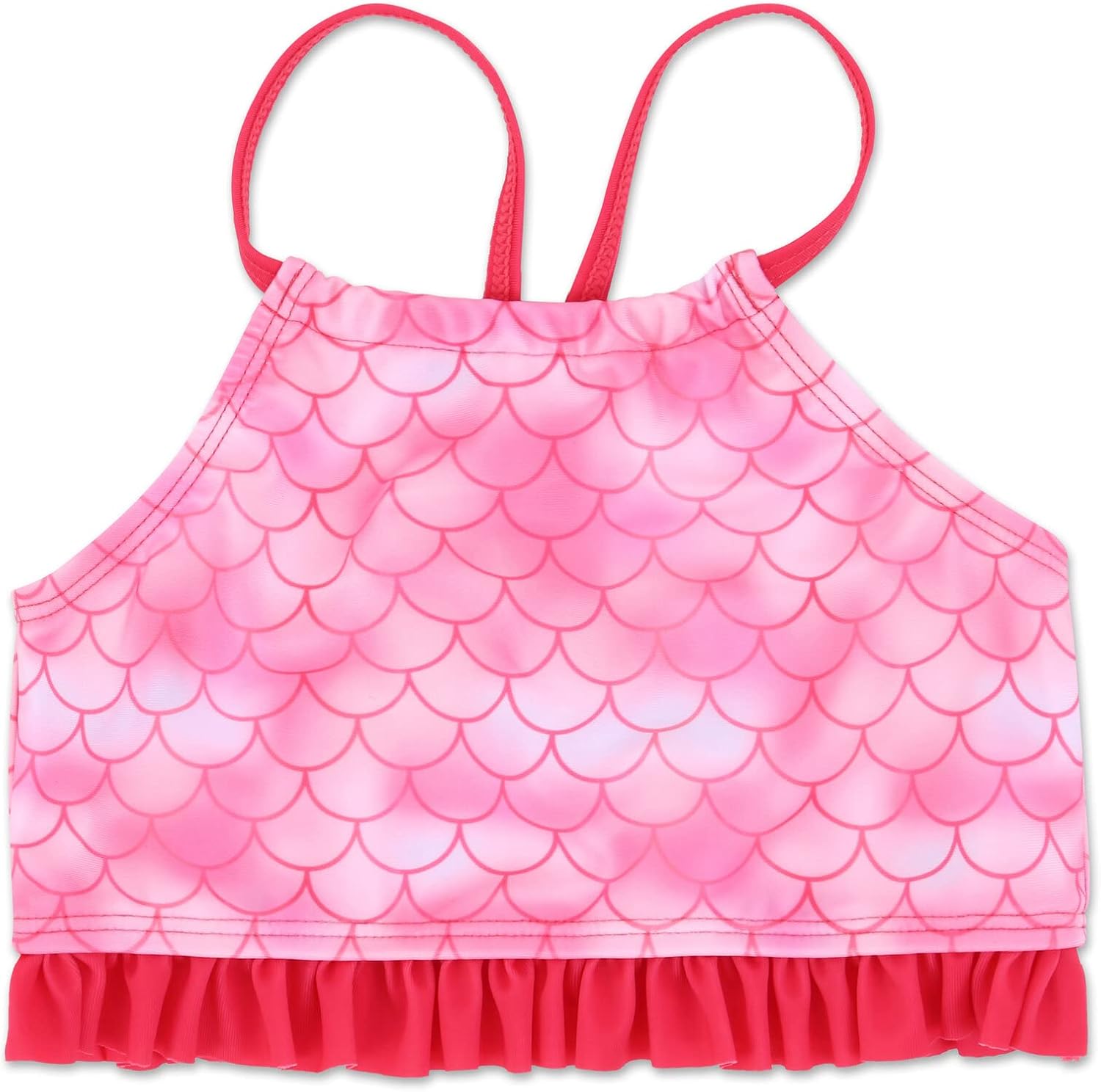 Trolls JoJo Siwa Girls One Piece Bathing Suit Bikini Top Rash Guard Skirt and Bottom 5 Swimsuit Set Toddler to Big Kid - Image 3