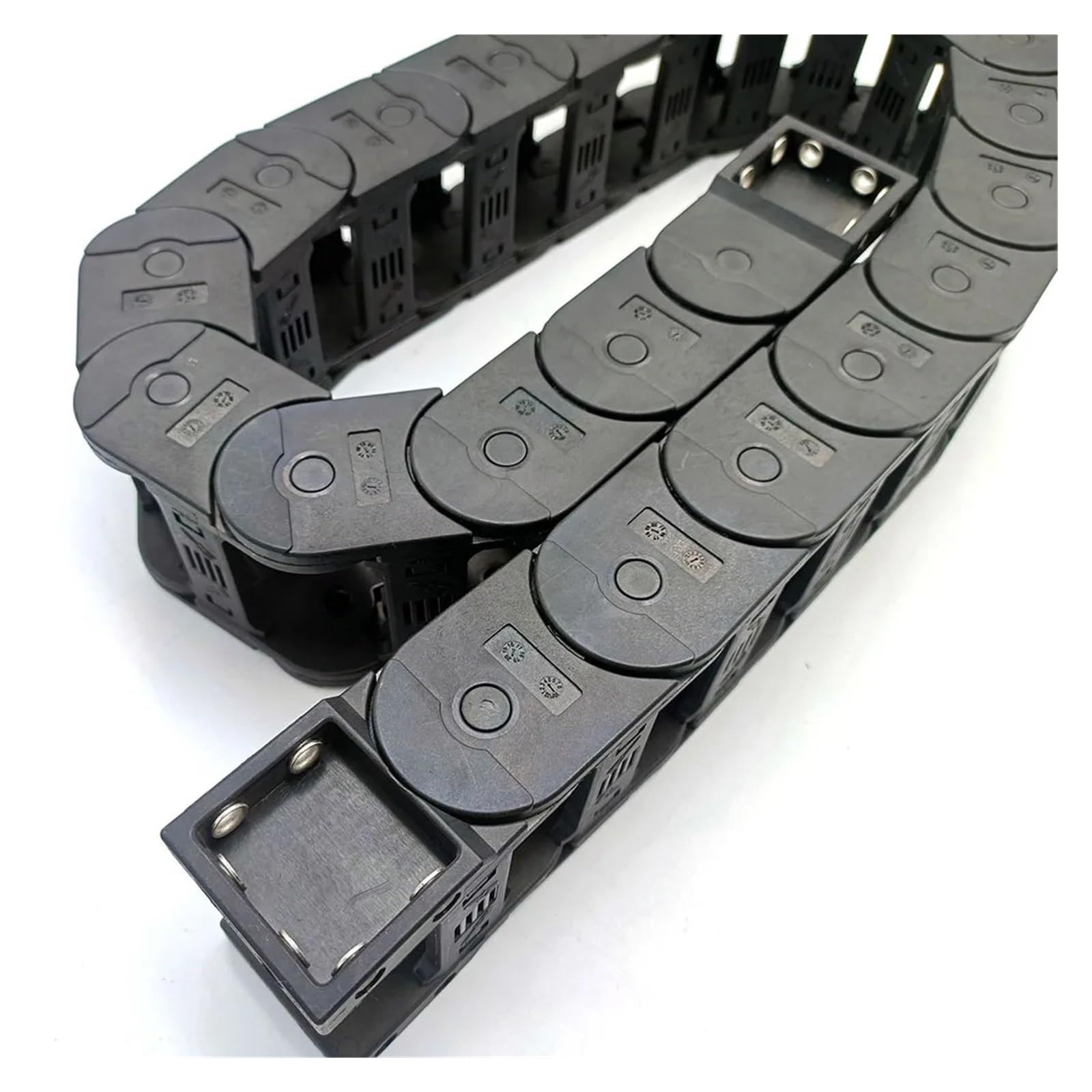 Schleppketten 1 stück 30 Serie 1 Meter Kunststoff Schleppkette Halter Brücke Typ Nylon Schleppleine(R150,30x57 mm)
