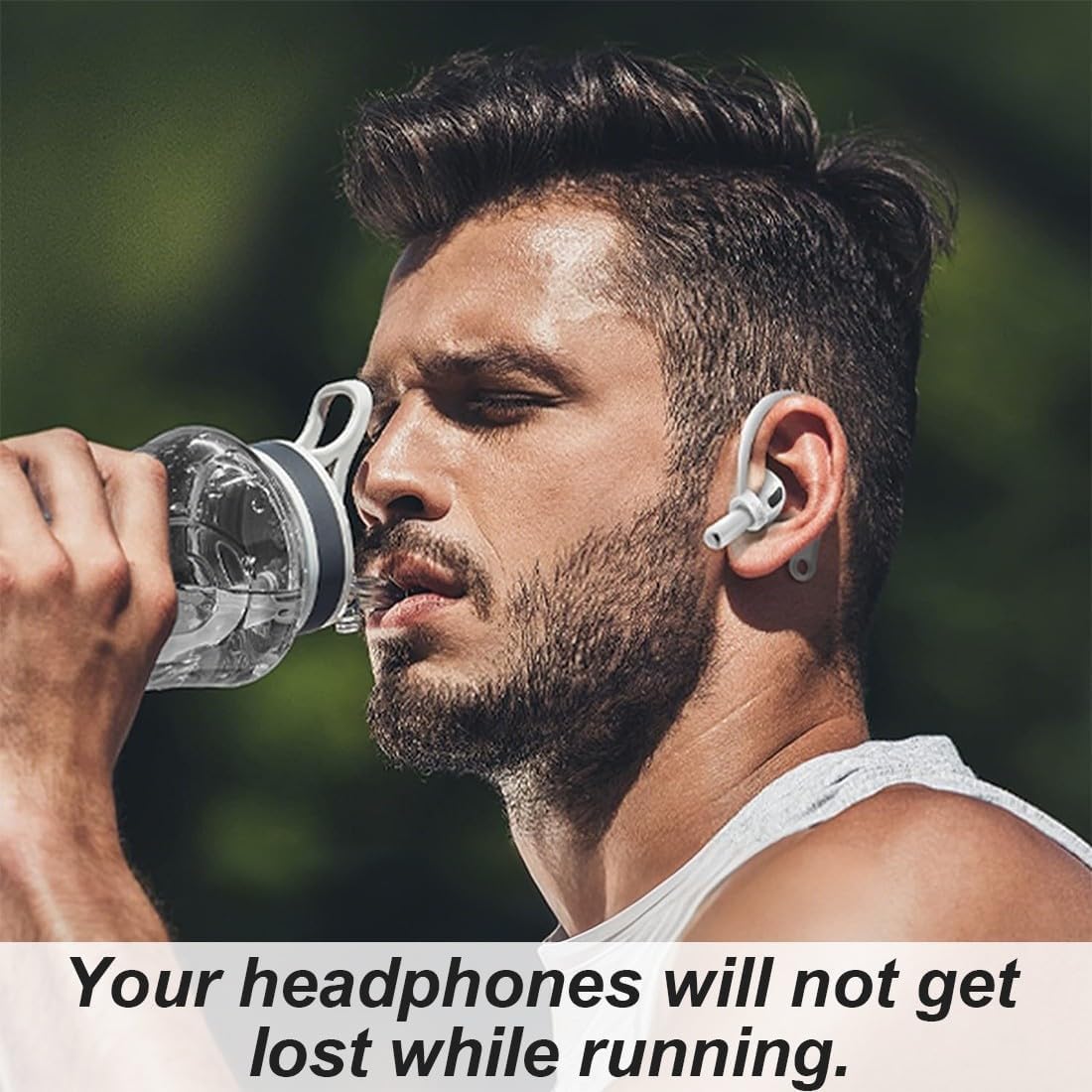 Ganci per Orecchie Anti-Smarrimento Gancio Anticaduta per Auricolari Bluetooth Compatibili AirPods 3 4 Sicuro Regolabile