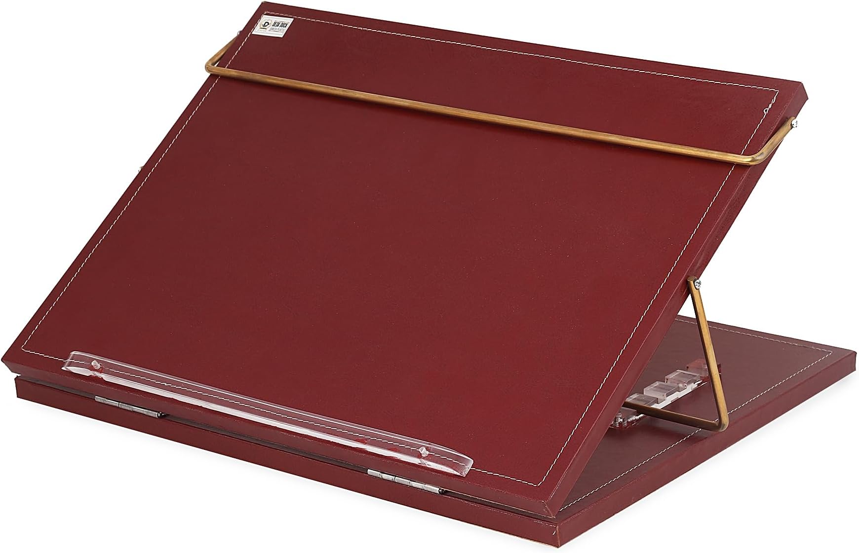 - Leather Table Top Elevator for Writing, Laptop Elevator Study Table Foldable Work from Home Table Adjustable Writing/Sketching/Drawing Table top (15x21 Inchs, Brown)