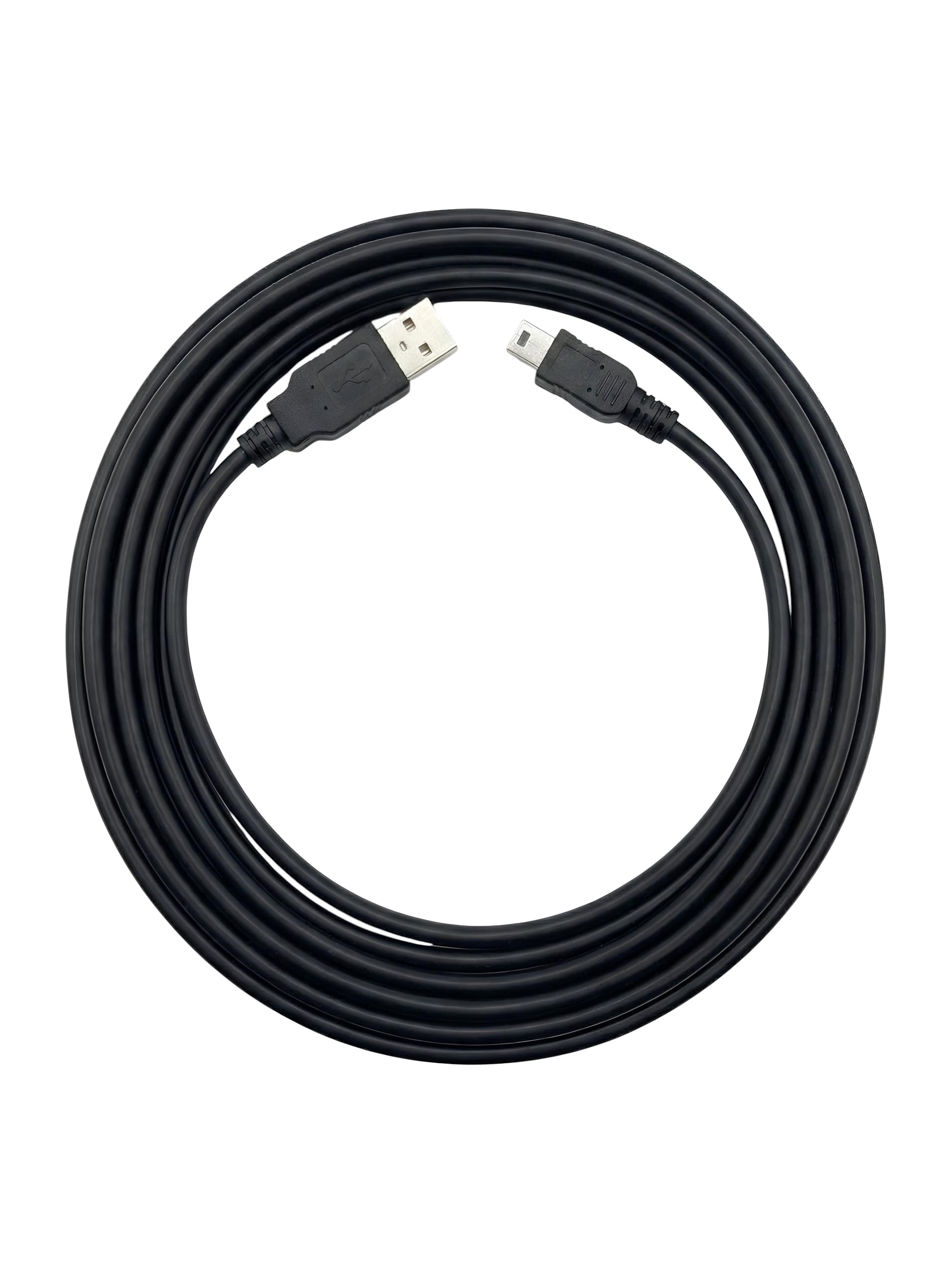 Upix Premium USB V3 Cable USB 2.0 A Male to Mini-B 5 Pin 3 Meter (9.84 Feet) Cable for External HDDS/Digital Cameras/Card Readers/MP3 Players (Black)-image-24