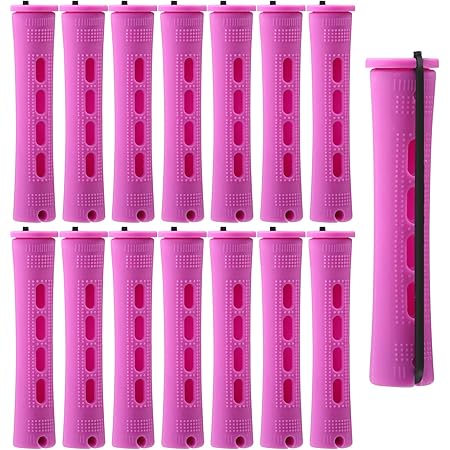 Amazon.com: 60pcs Perm Rods Set for Natural Hair Plastic Cold Wave Rod ...