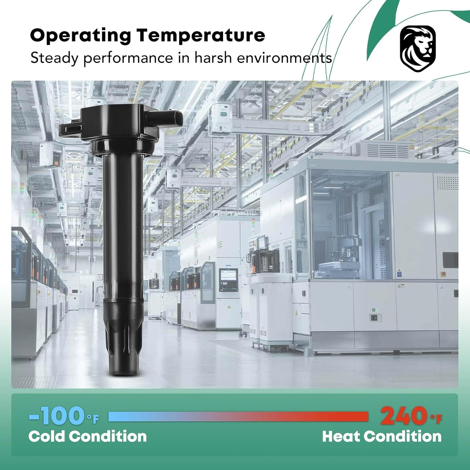 YHTAUTO Set of 4 Ignition Coil Pack Replacement for Chrysler 200 2011-2014, Sebring 2007-2010, Dodge Avenger 2008-2014, Caliber 2007-2012, Journey 2009-2020, Jeep Patriot/Compass 2007-2017