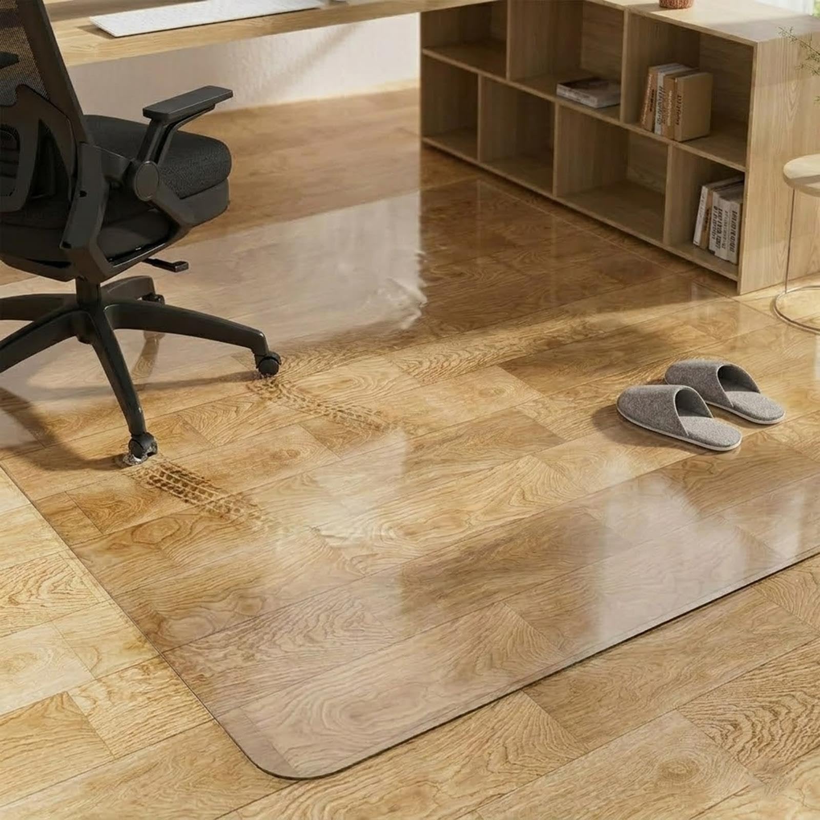Protector Suelo Silla Ruedas Resistente, Suelo Transparente Antideslizante
