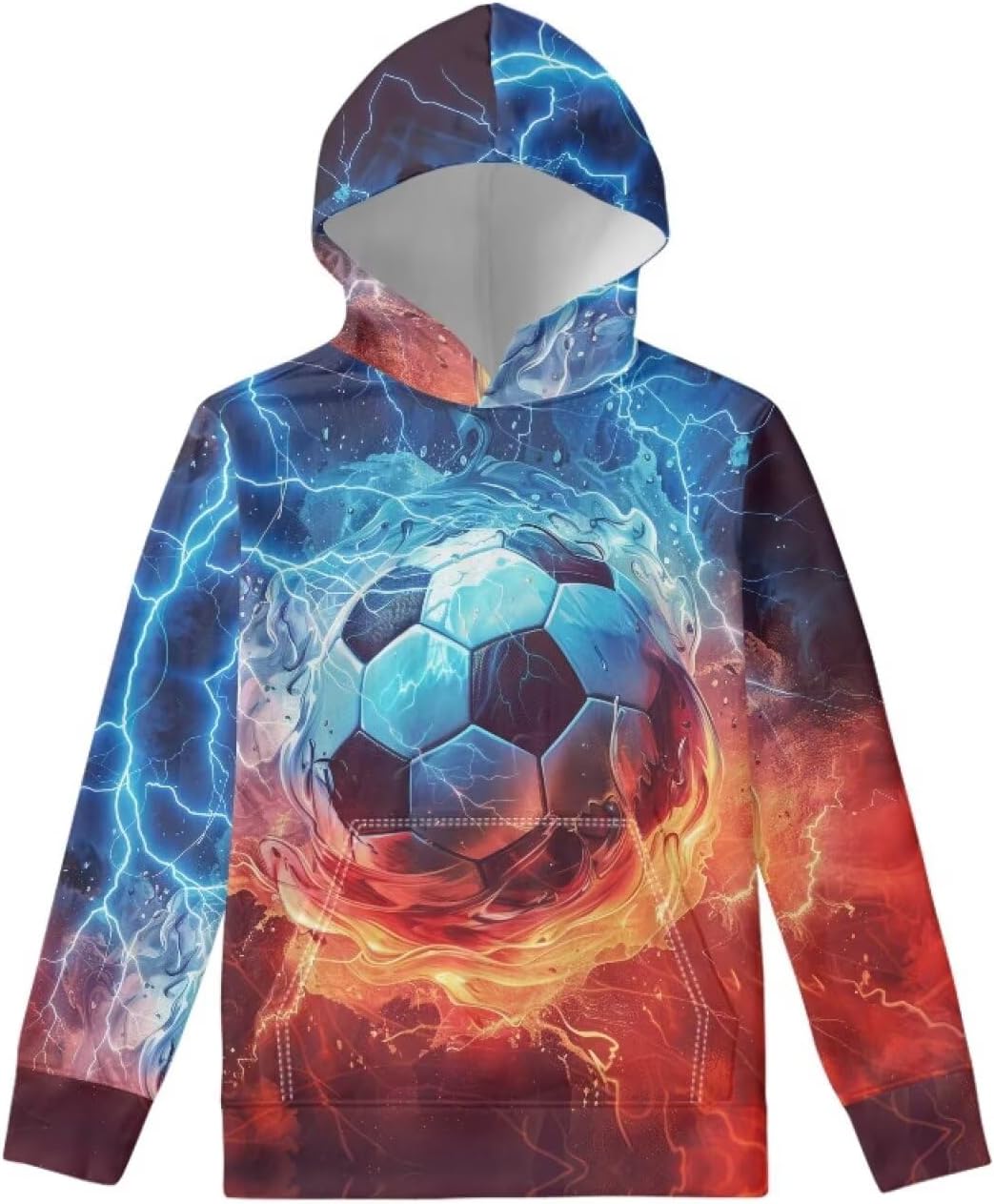 JEOCODY Hoody Sweatshirt Unisex Kids Cute Long Sleeve Pocket Pullover