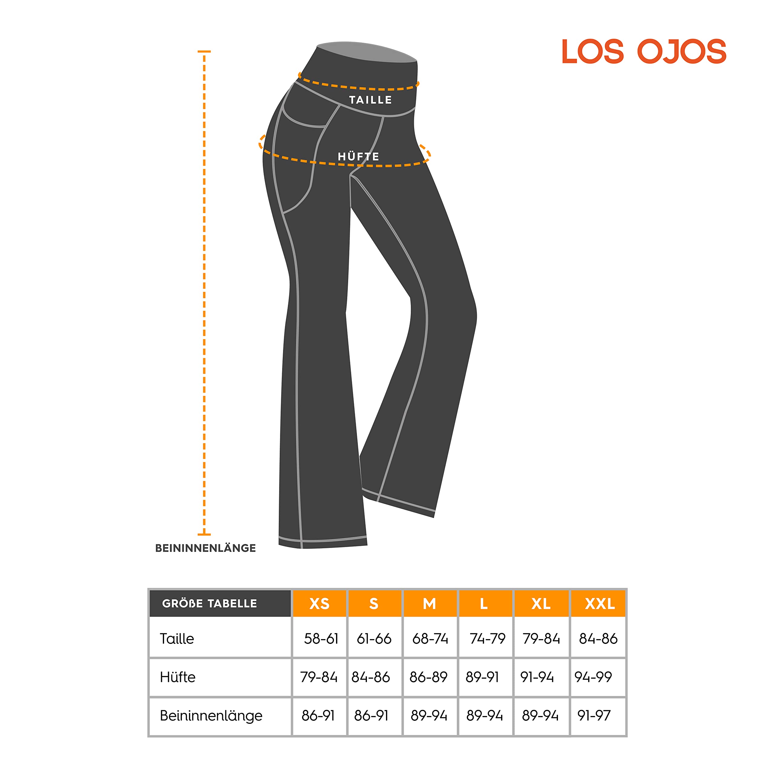 LOS OJOS Bootcut - Leginsy Kobiety