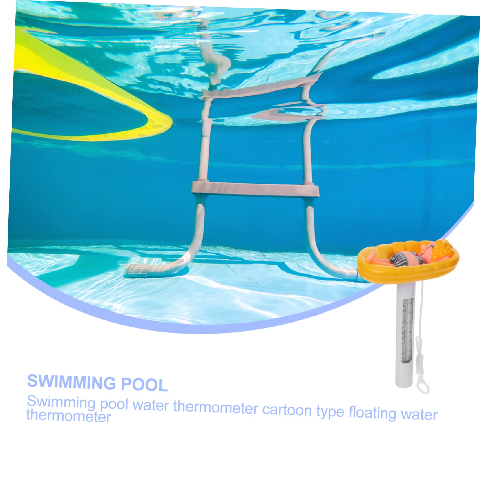 BESPORTBLE Floating Pool Thermometer - Water Temperature Gauge For Pools, Spas & Aquariums