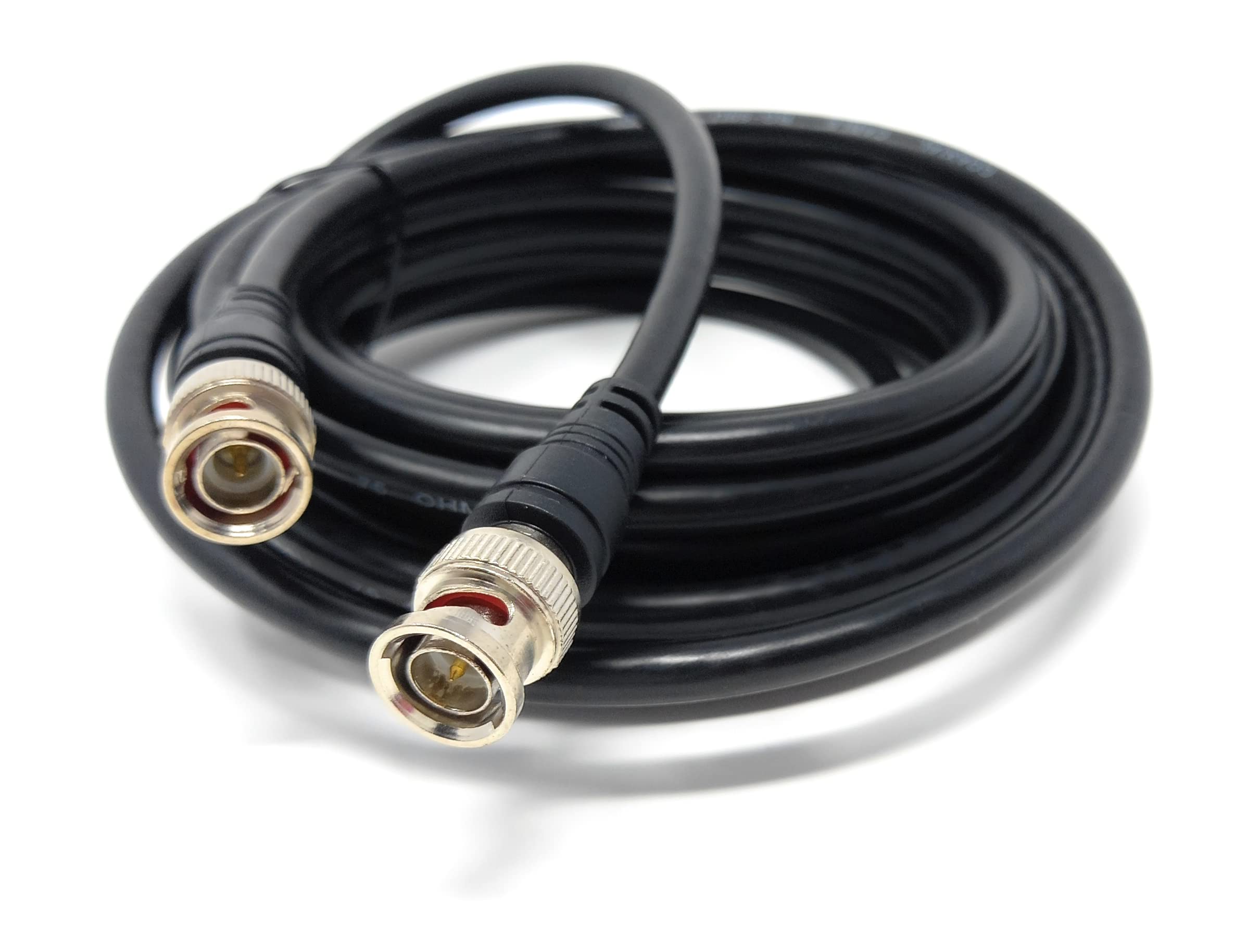 DRUT 5m BNC Male to BNC Male Coax Lead 50 Ohm RG58/58U Coaxial Cable for Analogue and Serial Digital Interface Video Signals and CCTV Camera Equipment 16.5ft - Image 4
