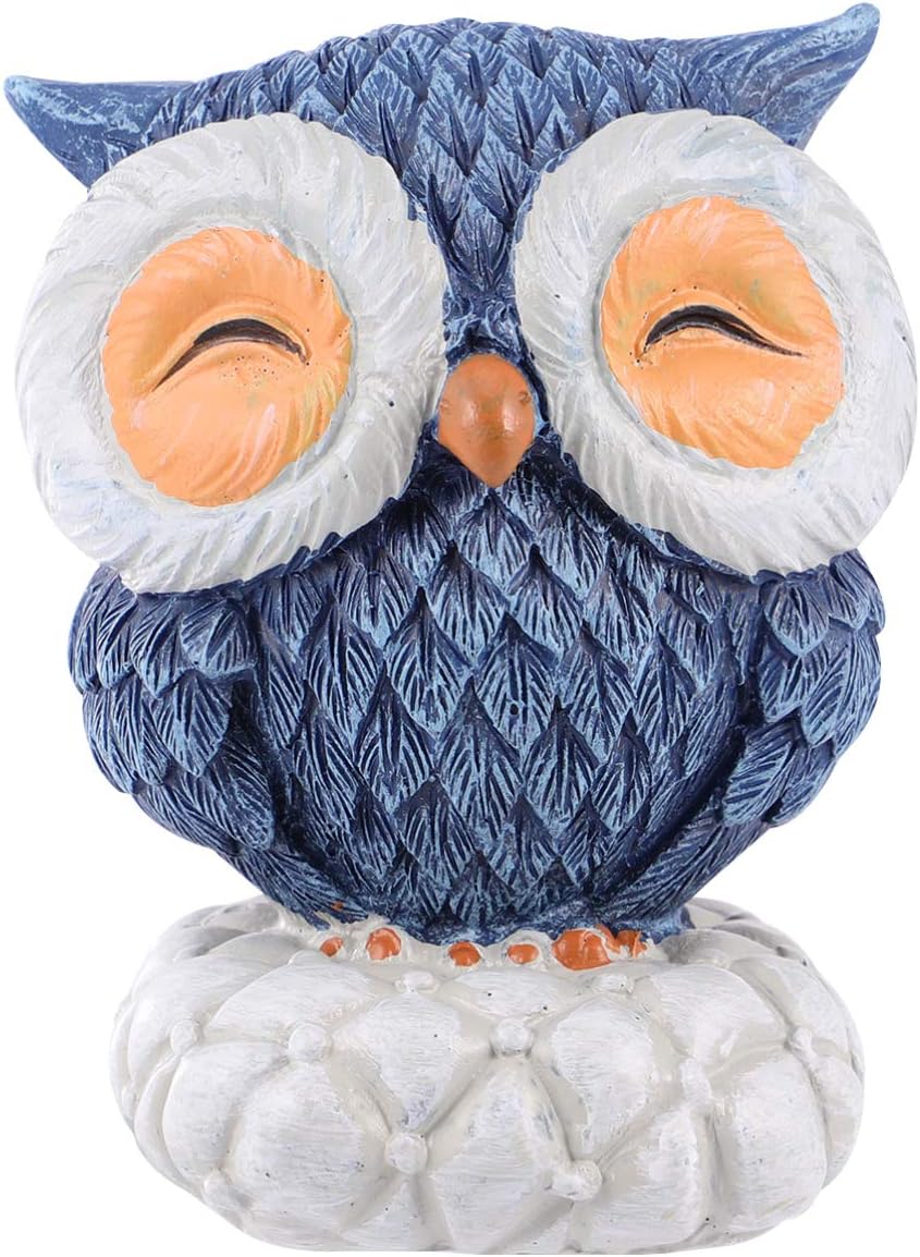 WINOMO Resin Owl Figurines Tabletop Statues and Figurines