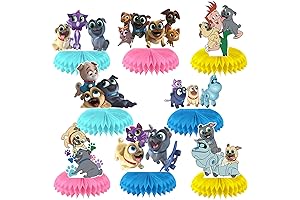 Puppy Dog Pals Party Decorations Honeycomb Centerpiece
