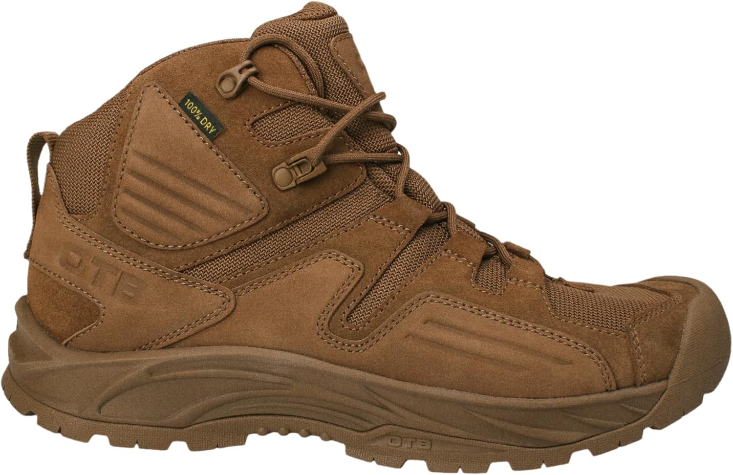 OTB Incline Mid Tactical Boots – Waterproof, 6” Lightweight Work Boots with GRIP-STIK Rubber Outsole with Fast Rope Guard - Image 2