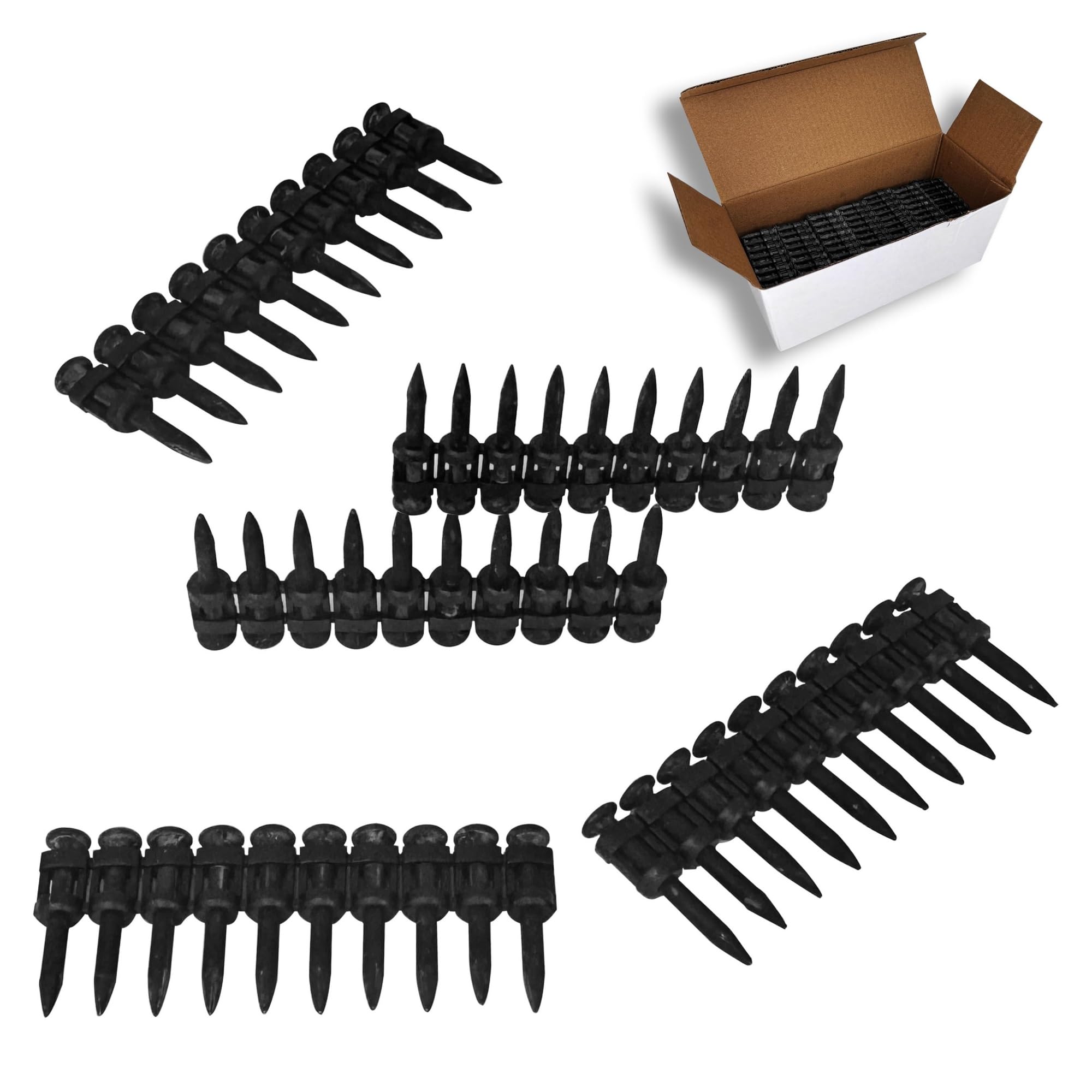 El Plástico Clasificó El Acero Con Alto Contenido De Carbono De Los Pernos Impulsores De Los Clavos Del Hormigón 15-38m M for El Clavador Del Poder De Gas(15-(1000PCS))