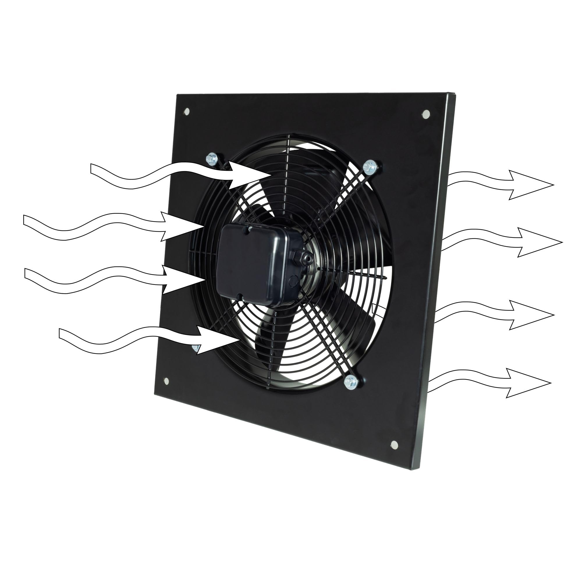 STERR Ventilatore assiale 250 mm Ventilatore da parete industriale – AXF250B