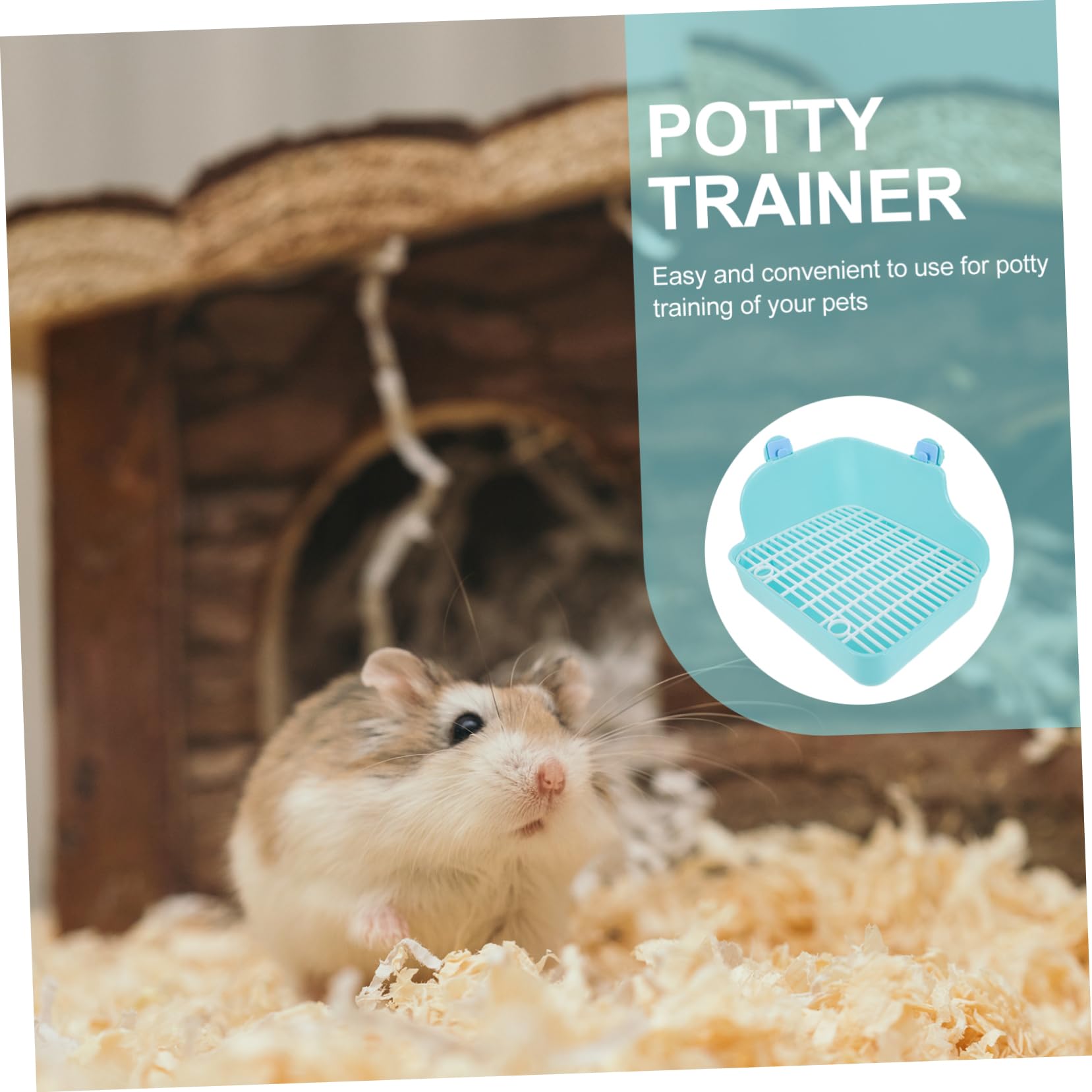 BESPORTBLE 2stücke Pet Toilet Für Kleintiere Hamster Kaninchen Meerschweinchen Frettchen Und Leicht Zu Reinigendes Trainingstoilette Hellgrün Mit Zufälliger Schraubenfarbe Für