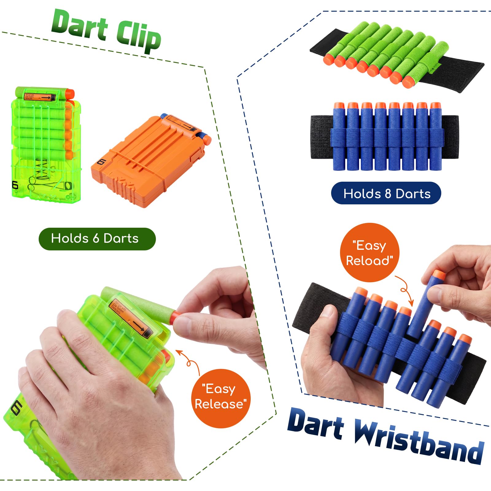 Amazon.com: Lehoo Castle 2PACK Kids Tactical Vest Kit for Nerf