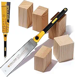 Serra Manual de Madeira, 66 cm, Serra Lâmina Flexível de Borda Dupla, 7/12 TPI, Corte Nivelado Japonês Afiado