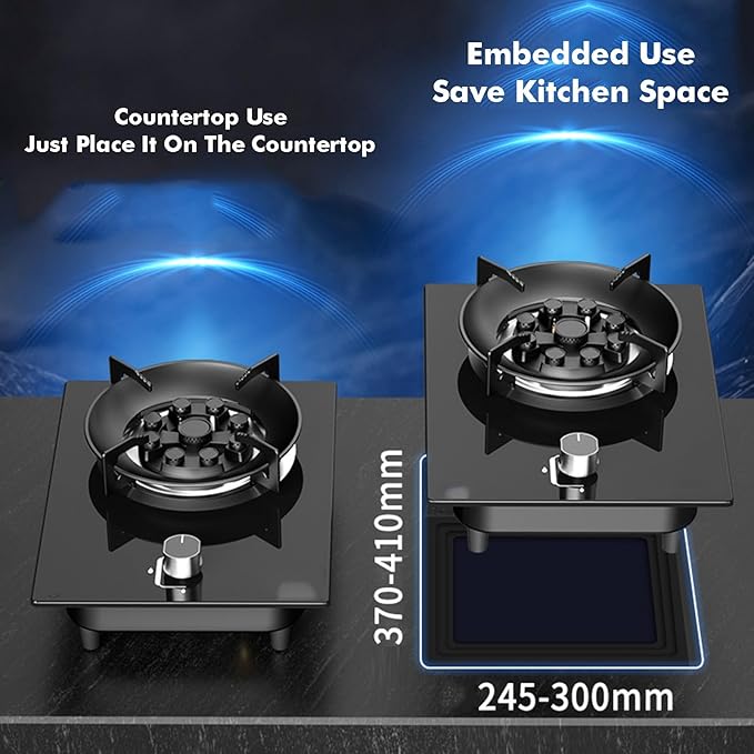 Estufa de 1 Puesto, 5.2KW, Instalación Empotrable o de Mesa, Color Plateado miniatura 3