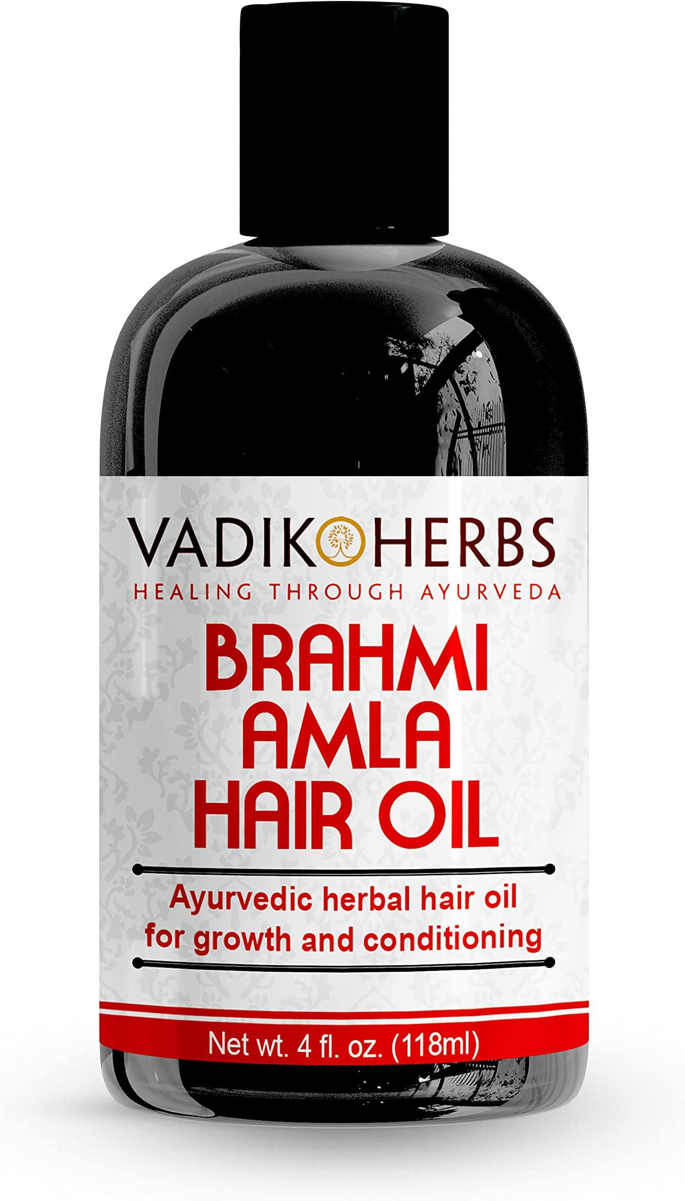 Brahmi-Amla Hair Oil (4oz) Promotes excellent hair growth and conditioning with Rosemary Oil | all natural herbal solution for hair loss, thinning hair, balding | beard oil as well