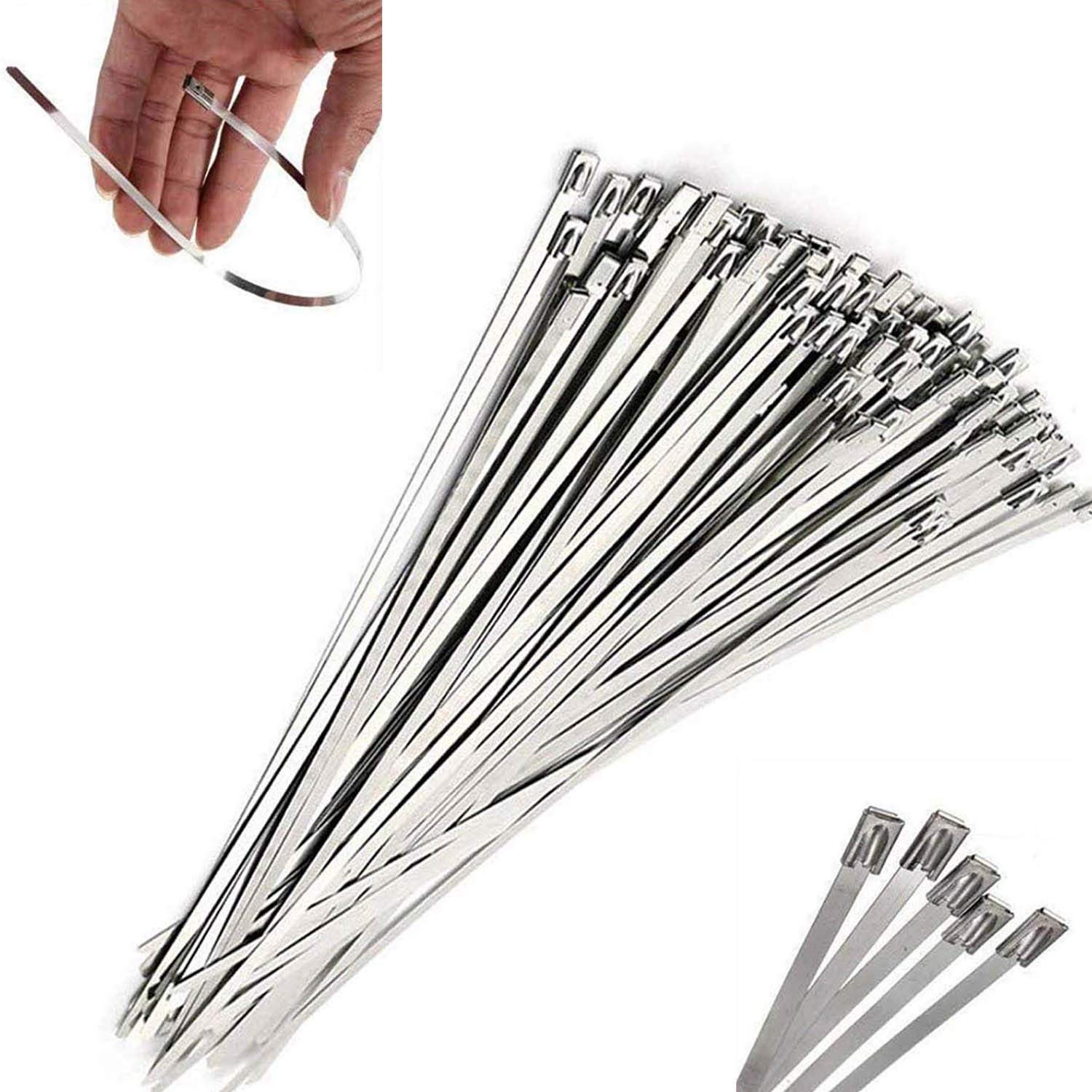 DIY Crafts Pack Of 30 Pcs, Cable Zip Ties, 304 Stainless Steel Cable Zip Ties Exhaust Wrap Coated Locking Application (Pack Of 30 Pcs, Cable Zip Ties) (B08GWSR67Z) Amazon Price History, Amazon Price Tracker