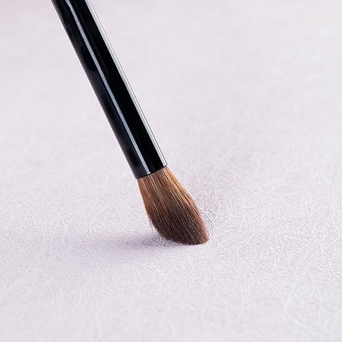 Miniatura 48 de Cepillo plano para cejas, pincel delineador de ojos en ángulo fino y cepillo de pestañas, cepillo de cejas en ángulo fino, cepillo plano para cejas