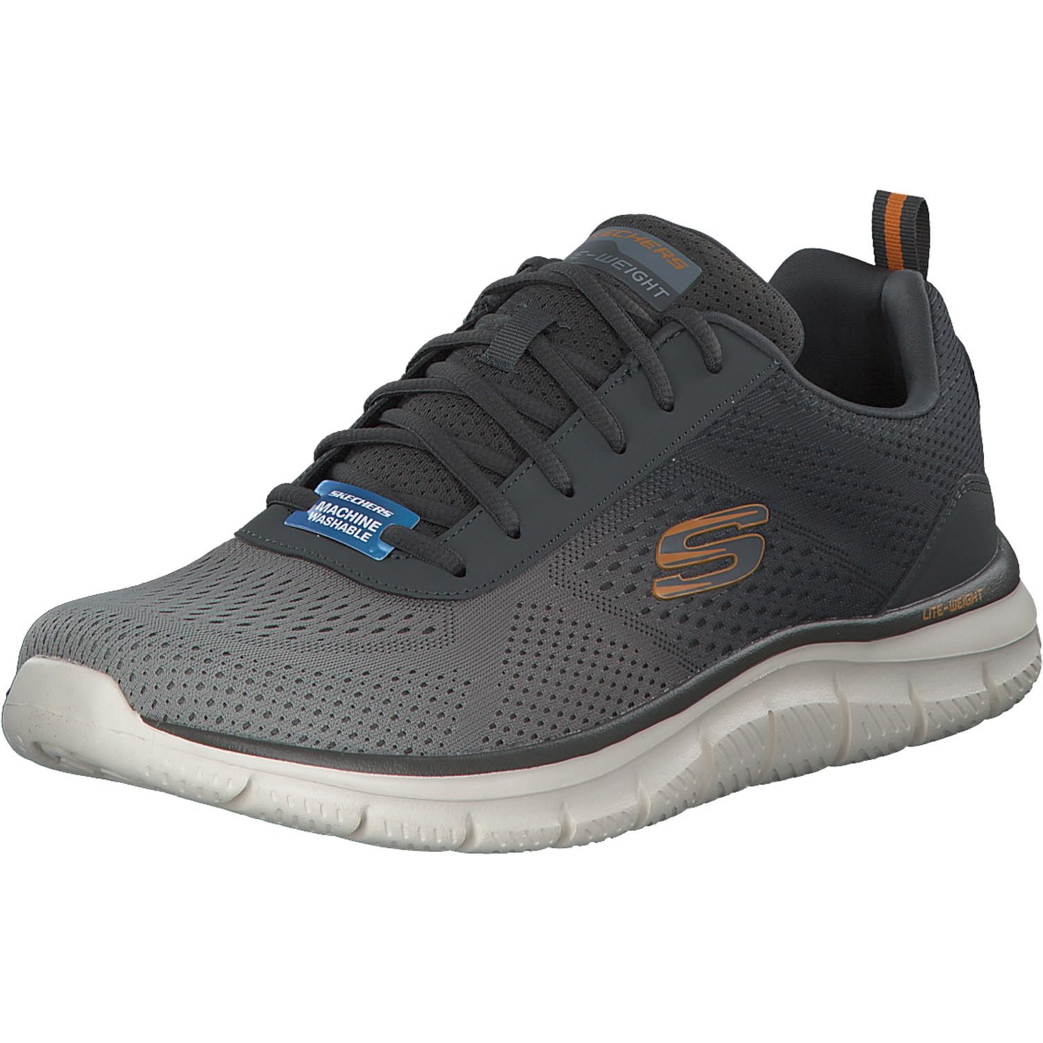 Skechers Men's Track Ripkent Trainers, Olive Mesh/Synthetic, 8.5 UK