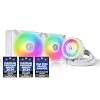 Arctic Liquid Freezer III - 280 A-RGB IntelAMD Compatible, 280mm Radiator, 2x14cm P14 PWM Fan, Liquid Processor Cooler White AR-ACFRE00151A