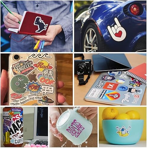 Miniatura 7 de Koala - Papel adhesivo transparente y brillante para impresora láser, paquete de papel adhesivo de vinilo impermeable