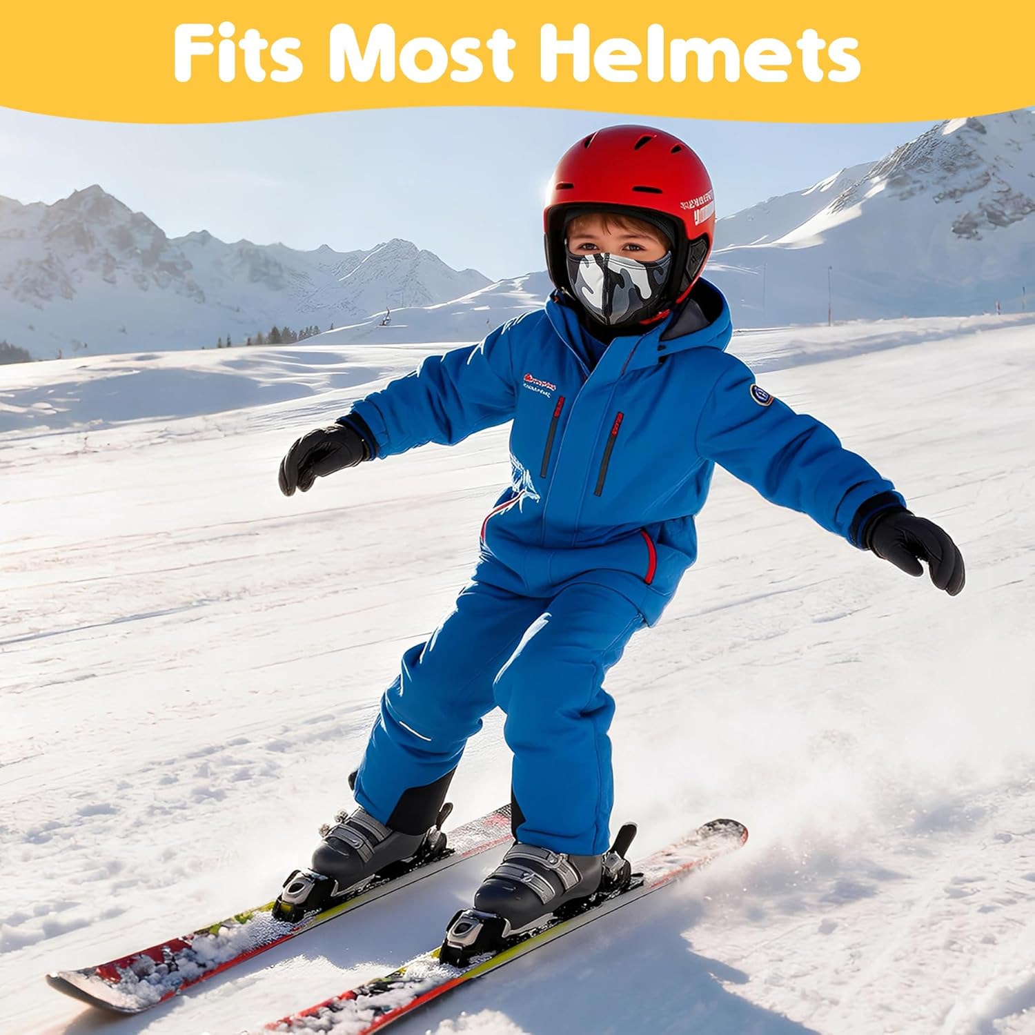 Kids Winter Balaclava Breathable Ski Mask for Girls Boys Fleece Face Mask Warmer Face Cover Neck Gaiters for Outdoor - Image 6